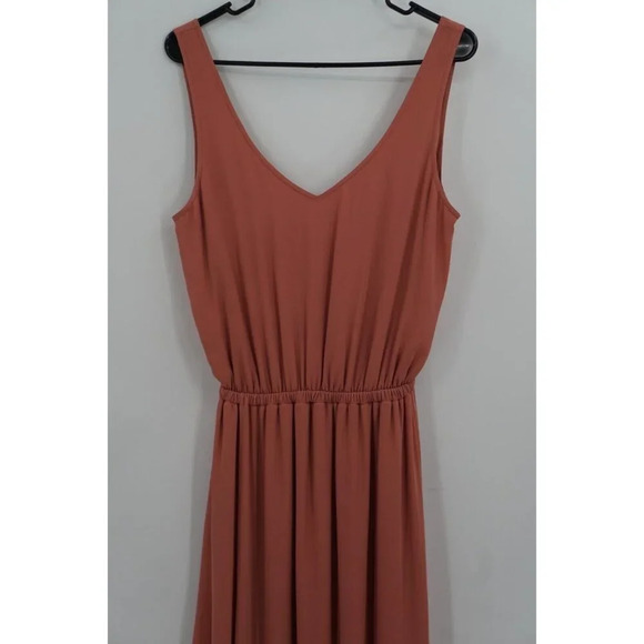 Show Me Your MuMu‎ Dress Women Medium M Siena Lined Elegant V-Neck Maxi - Picture 9 of 11